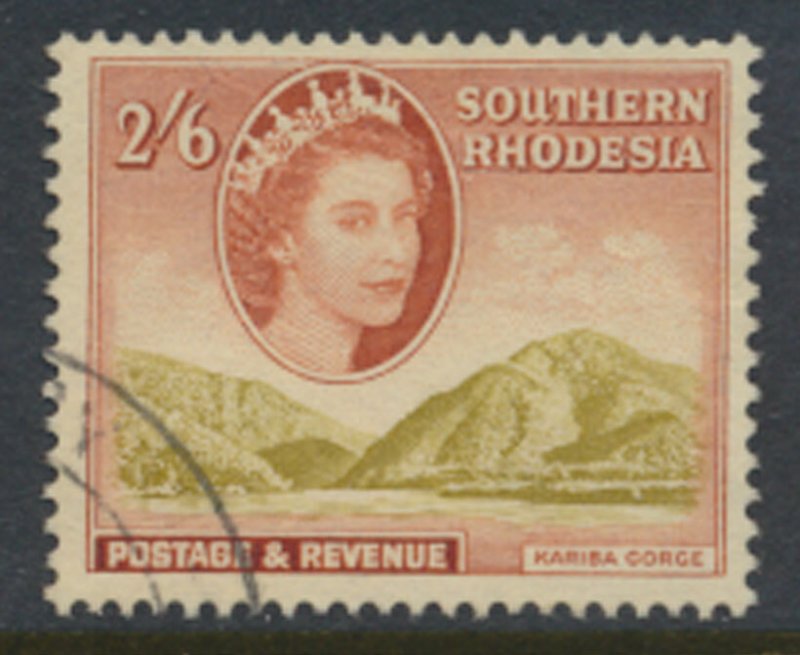 Southern Rhodesia  SG 88  SC# 91 Kariba Gorge  Used / FU    see scans  