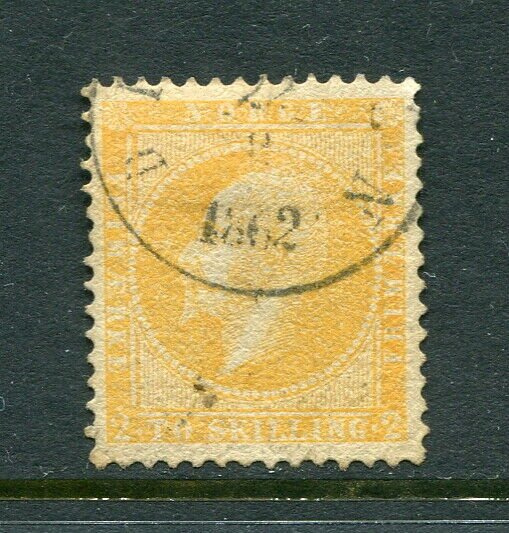 x316 - NORWAY Scott #2 Used in 1862. Cat $150+