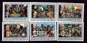 Comoro Is 165-70 MNH 1976 American Bicentennial    (ap4022)