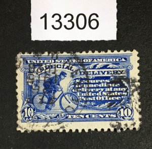 MOMEN: US STAMPS  # E9 USED LOT #13306