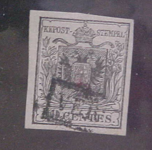 LOMBARDI V.  USED in AUSTRIA VERONA #3A cat.$275.00 