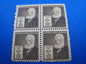 U.S. SCOTT #893 - BLOCK of 4 - MNH