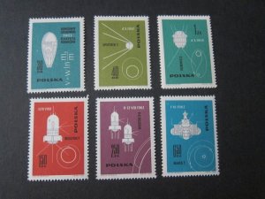 Poland 1963 Sc 1178-9,81-3,85-7 set MNH