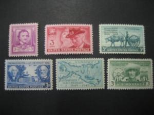 1949 US MNH Commemorative Year Set Scott 981-86