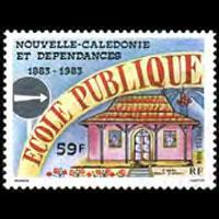 NEW CALEDONIA 1984 - Scott# 504 Pub.School Set of 1 NH