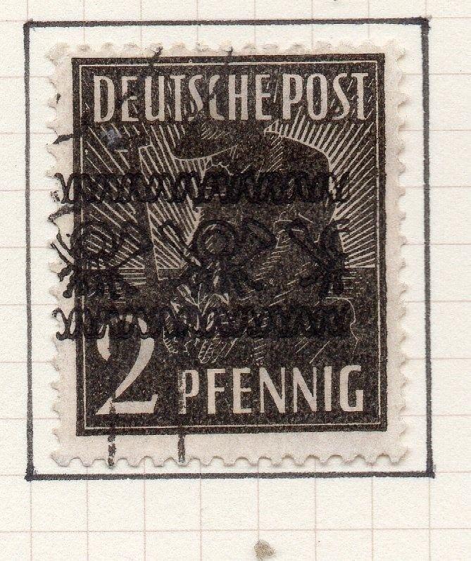 Germany Allied Occ British Zone 1948 Issue Fine Used 2pf. 258777
