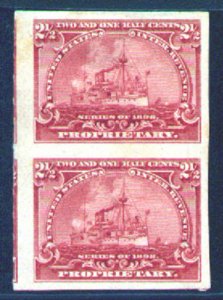 MALACK RB28a SUPERB OG H, imperf pair, Scarce item g1286