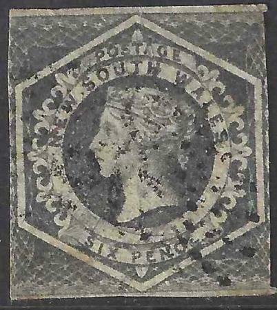 New South Wales 1854-1855 SC 29 Used SCV $110.00