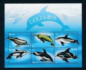 [35010] Nevis 2009 Marine Life Dolphin MNH Sheet