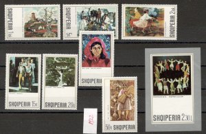 ALBANIA - MNH SET + BLOCK - ART - 1972.