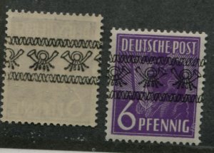 GERMANY  601  OFFSET OVPT ON REVERSE