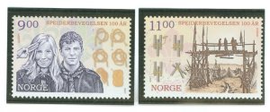 Norway #1515-1516 Mint (NH) Single (Complete Set)