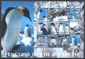 2003 BRITISH ANTARCTIC - Fauna Uccelli - Yvert no. 358/69 - MNH**