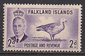 Falkland Islands 1952 QE2 2d Bird MLH SG 174  ( M1457 )