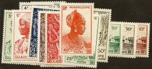 Guadeloupe Stamps # 189-205 MNH VF