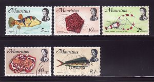 Mauritius 342-343, 346, 349, 353 U Marine Life