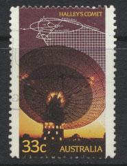 SG 1008 SC# 982   Fine Used  - Halley's Comet  Radio Telescope