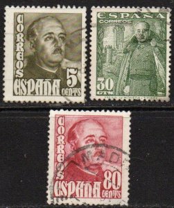 Spain Sc #801-803 Used