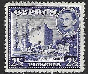 Cyprus 148   1938  2 1/2 p  VF Used