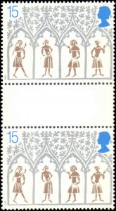 Great Britain #1294, B2-B5, Complete Set(5), 1989, Christmas, Never Hinged