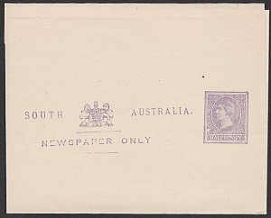 SOUTH AUSTRALIA QV ½d newspaper wrapper unused..............................K291