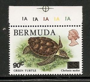 Bermuda 1986 Overprint error ( surch double)  S.G. # 534a