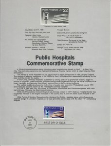 US SP746 Public Hospitals Souvenir Page #2210