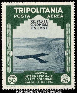 Tripolitania Scott C44 Unused hinged.