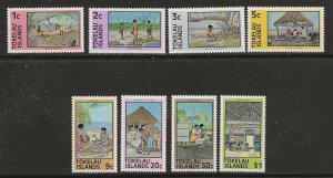 Tokelau Islands Scott catalog # 49-56 Unused Hinged