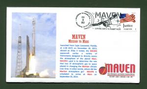 MAVEN Mission to Mars Launch Cover - Thrifty Photo Cachets 