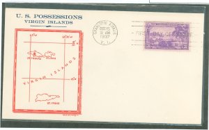 United States #802   (Fdc)