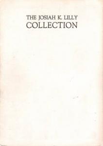 The Josiah K. Lilly Collection, 10 auctions 1967-1969.  A legendary collection.