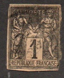 French Colonies 86b Used. Type II.