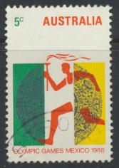 Australia  Sc# 442  Mexico Olympics 1968  Used