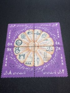 Iran block 1503a mint hinged
