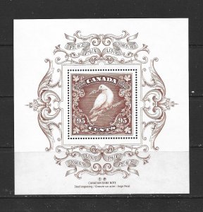 CANADA - 1999 DOVE OF PEACE - SOUVENIR SHEET - SCOTT 1814i  - MNH