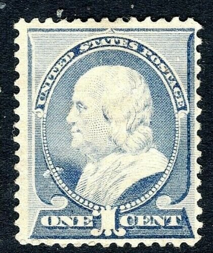 [MB6]   US #212 ~ Mint-LH 1887 1c Franklin [CV=$100]---Free Shipping! 