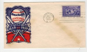 1939 BASEBALL CENTENNIAL 855-83A STAEHLE COLOR VARIETY PURPLE/RED CV $60