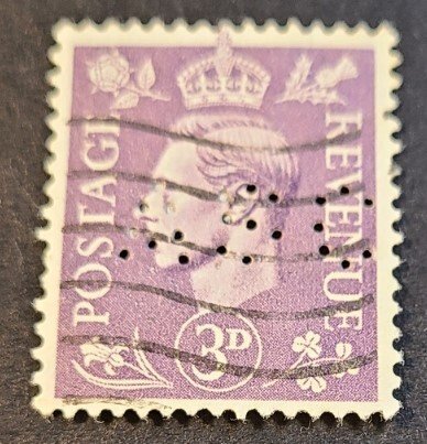 GB - S#240 - U-VF - 3d -1938 - King George VI - Perf ASC