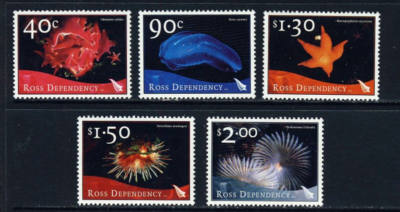 ROSS DEPENDENCY (New Zealand) 2003 Marine Life Set SG 84 to SG 88 MNH 