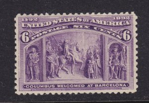 235 VF+ OG mint never hinged with nice color cv $ 150 ! see pic !