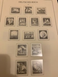 Germany Lighthouse Album 1933-45 Very Few Stamps Jx3