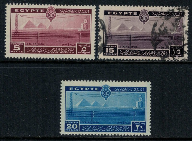 Egypt #228-30*/u  CV $4.25