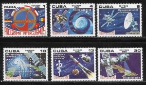 Cuba 2321-2326 Intercosmos Program set MNH