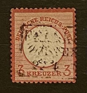 [AG] Germany 1872 Sc #9 Mi 9 USED Small Shield Mi-CV 28$