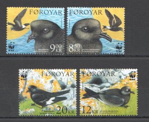 A1178 2005 Foroyar Faroe Islands Wwf Fauna Birds 1Set Mnh