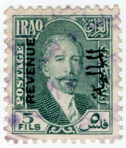 (I.B) Iraq Revenue : Duty Stamp 5f (King Faisal I)