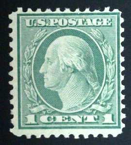 US Scott #545 - F - 1c Green - Washington - OG HM - 1921