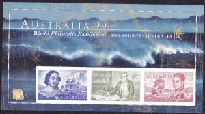 Australia 1999 IMPERF Sheets (2) Famous Navigators   VF/NH