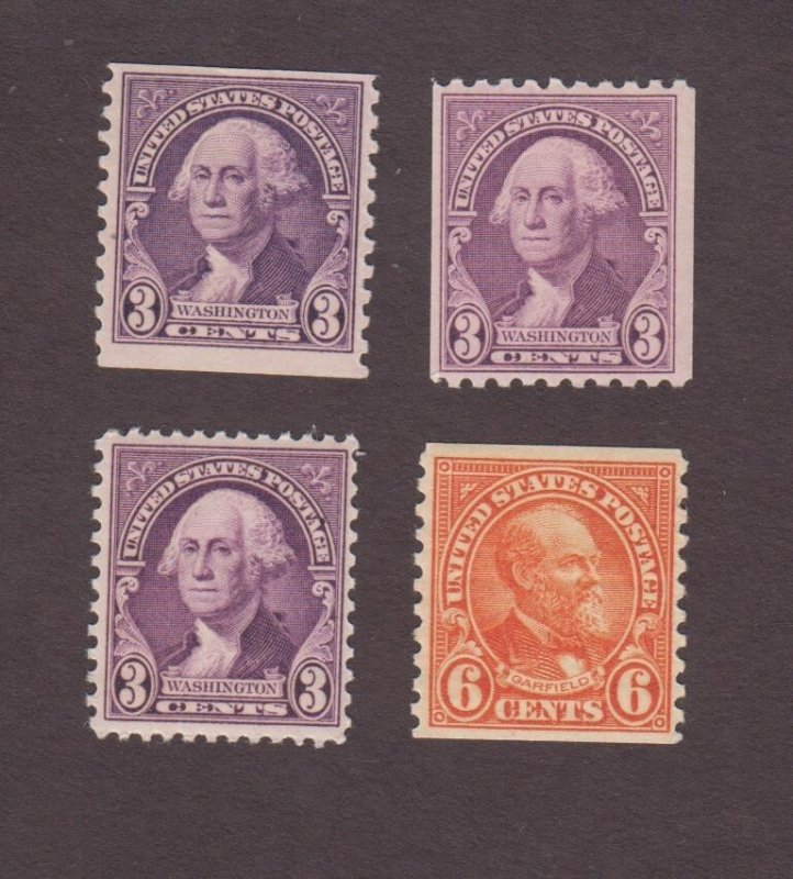 US, 720, 721, 722, 723, MINT NH VF, 1932